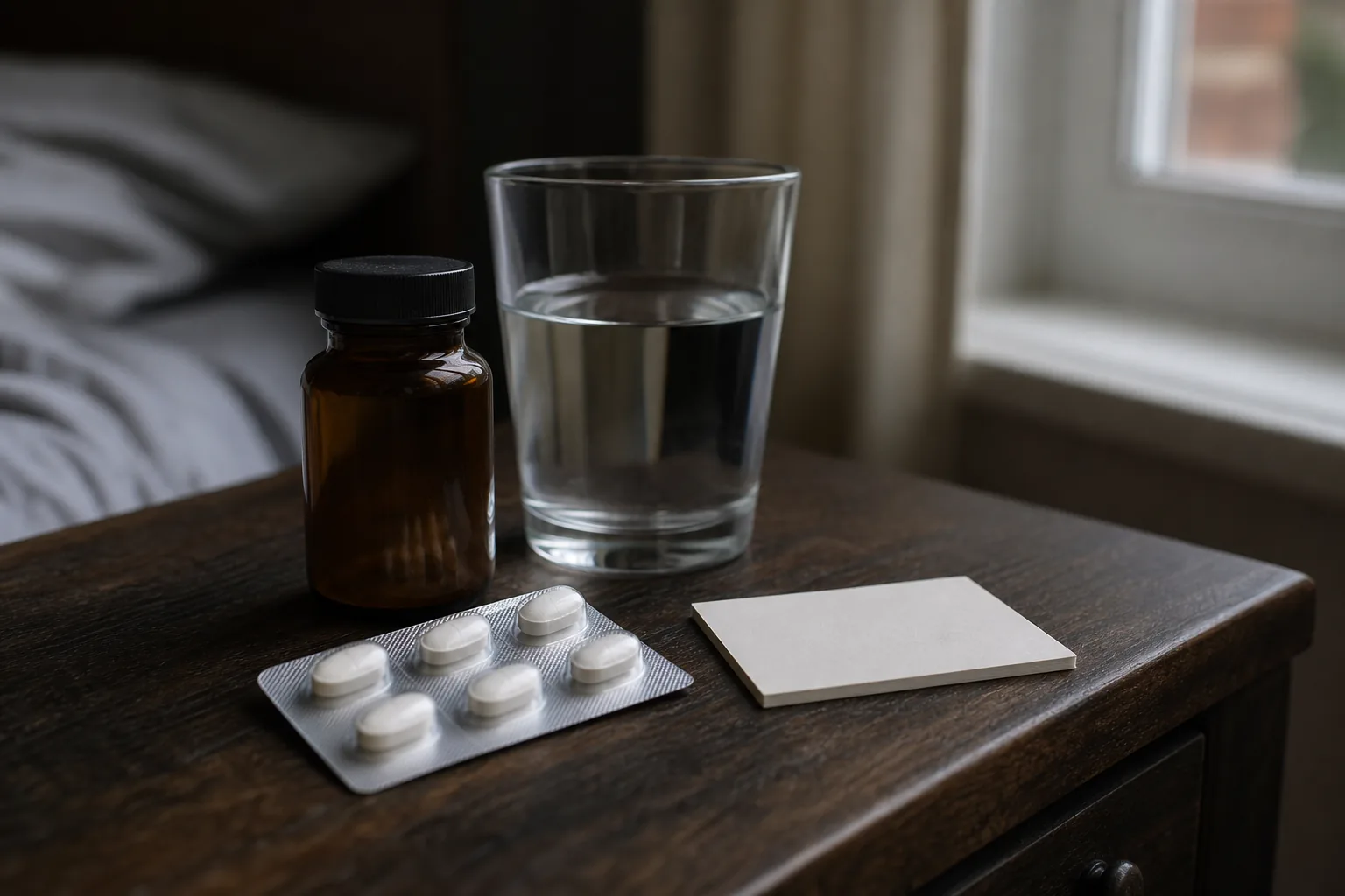 تصویر شاخص مقاله آزیترومایسین؛ blister قرص آنتی‌بیوتیک کنار لیوان آب