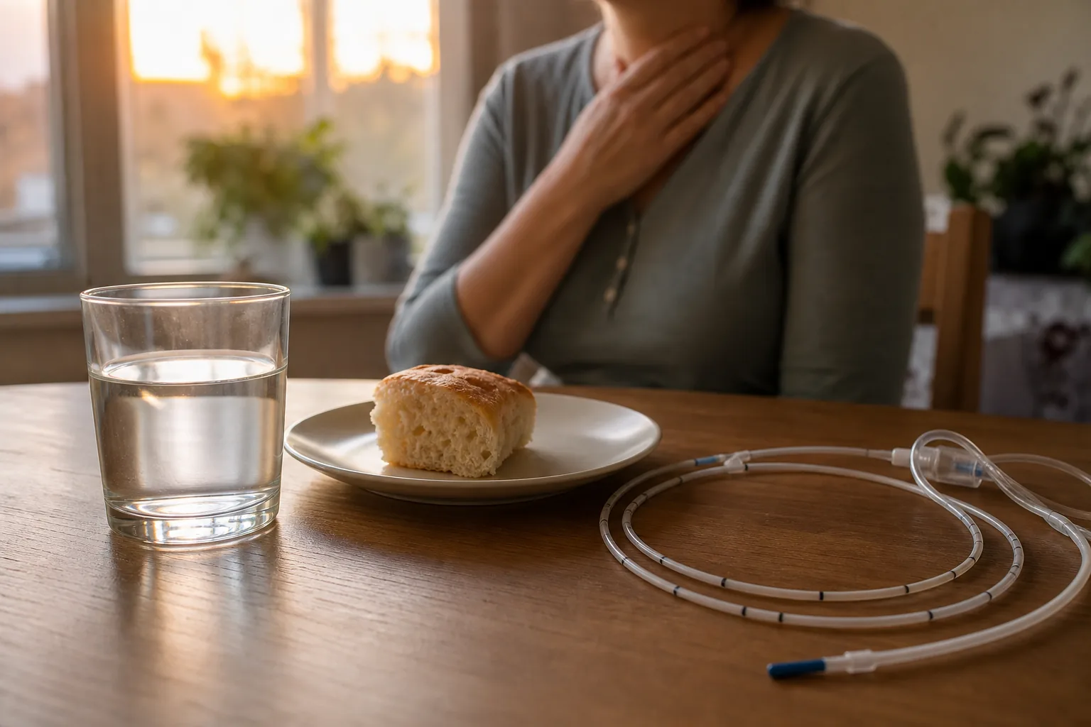 تصویر شاخص مقاله آشالازی و اختلالات حرکتی مری؛ لیوان آب، لقمه نان و کاتتر مانومتری مری